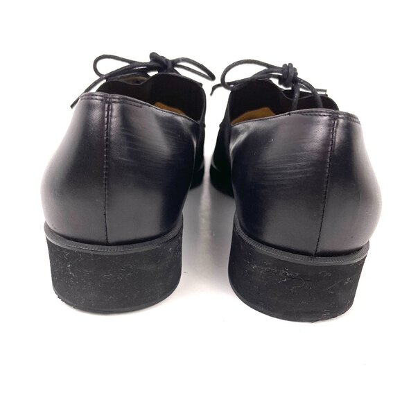 Salvatore Ferragamo Women's Loafers Leather/Fabric Black DP5032B Size 9B - Picture 6 of 13